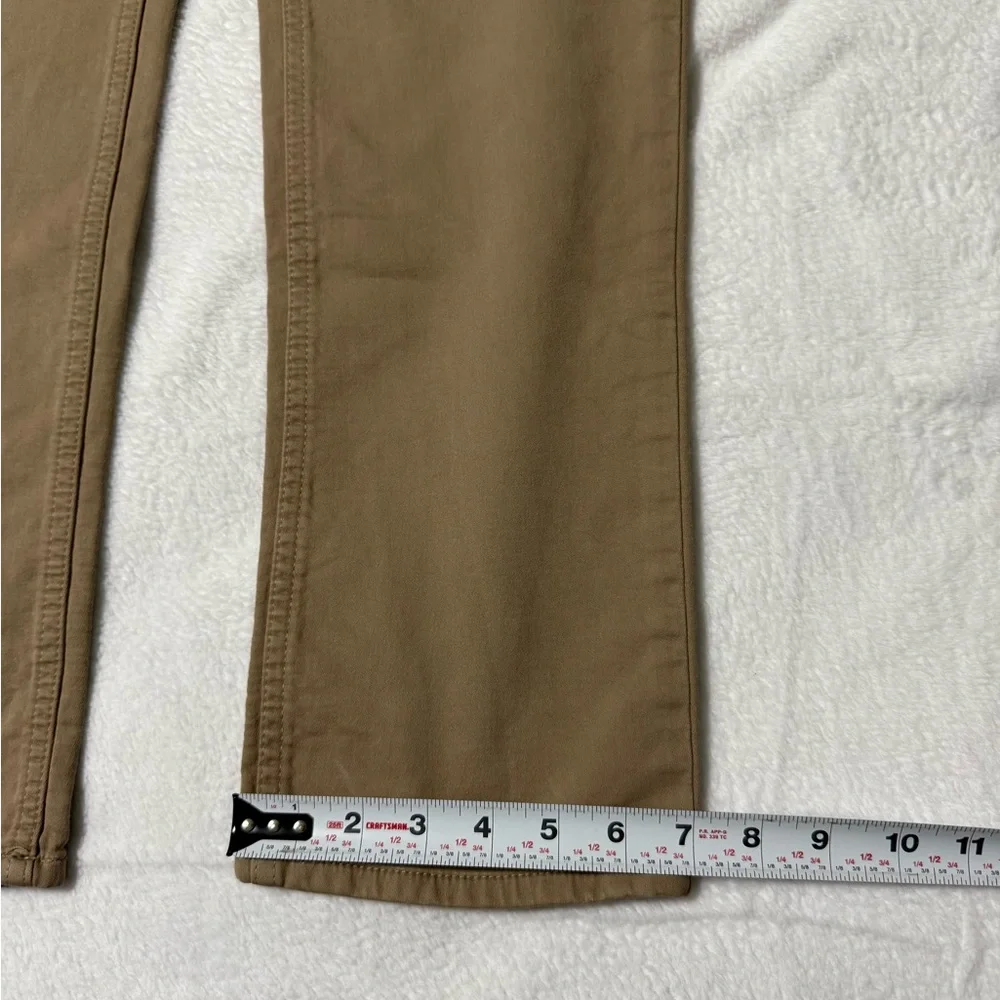 Banana Republic Jeans‎ Mens 32x28 Beige Traveler Slim Straight Stretch Mid Rise